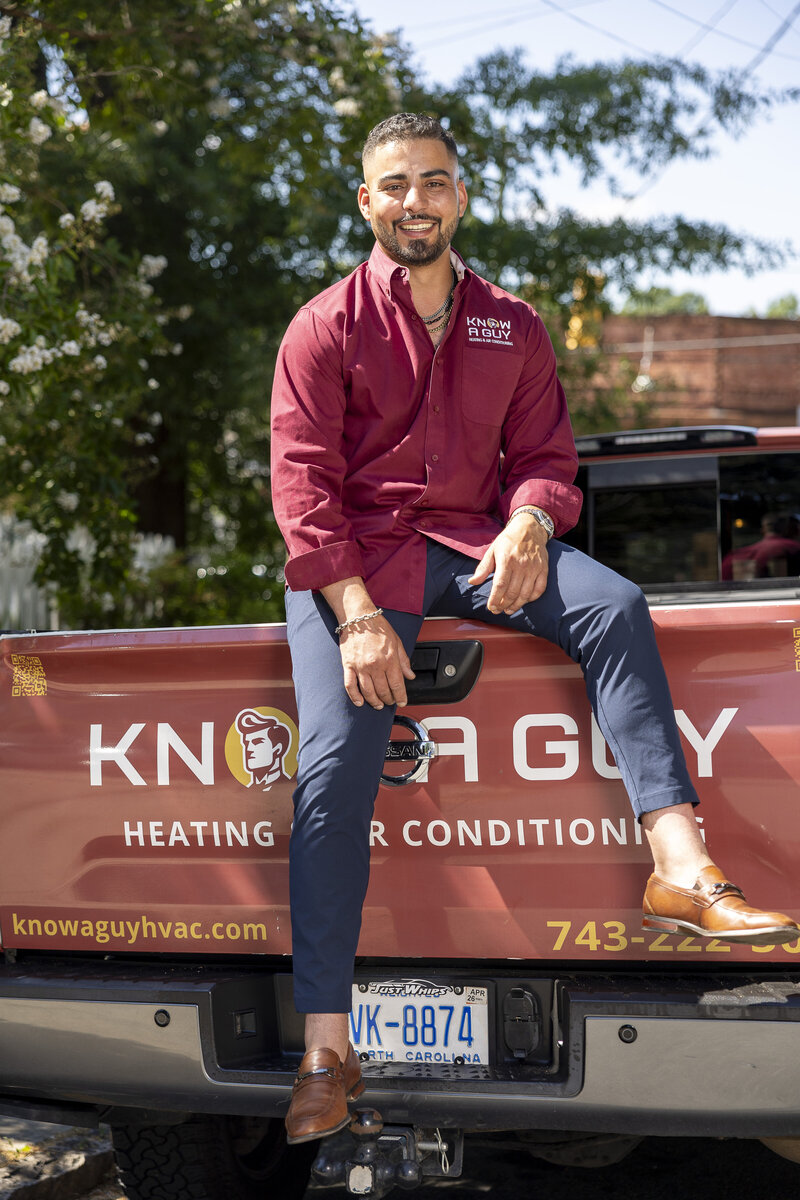 Mo Risheq, owner of Know A Guy Heating & Air Conditioning